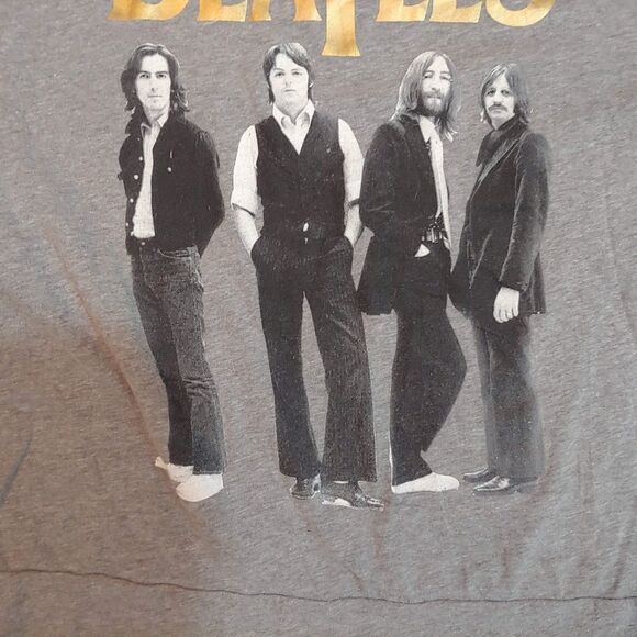 Juniors XL‎ xlarge The Beatles tshirt gray - Picture 3 of 6